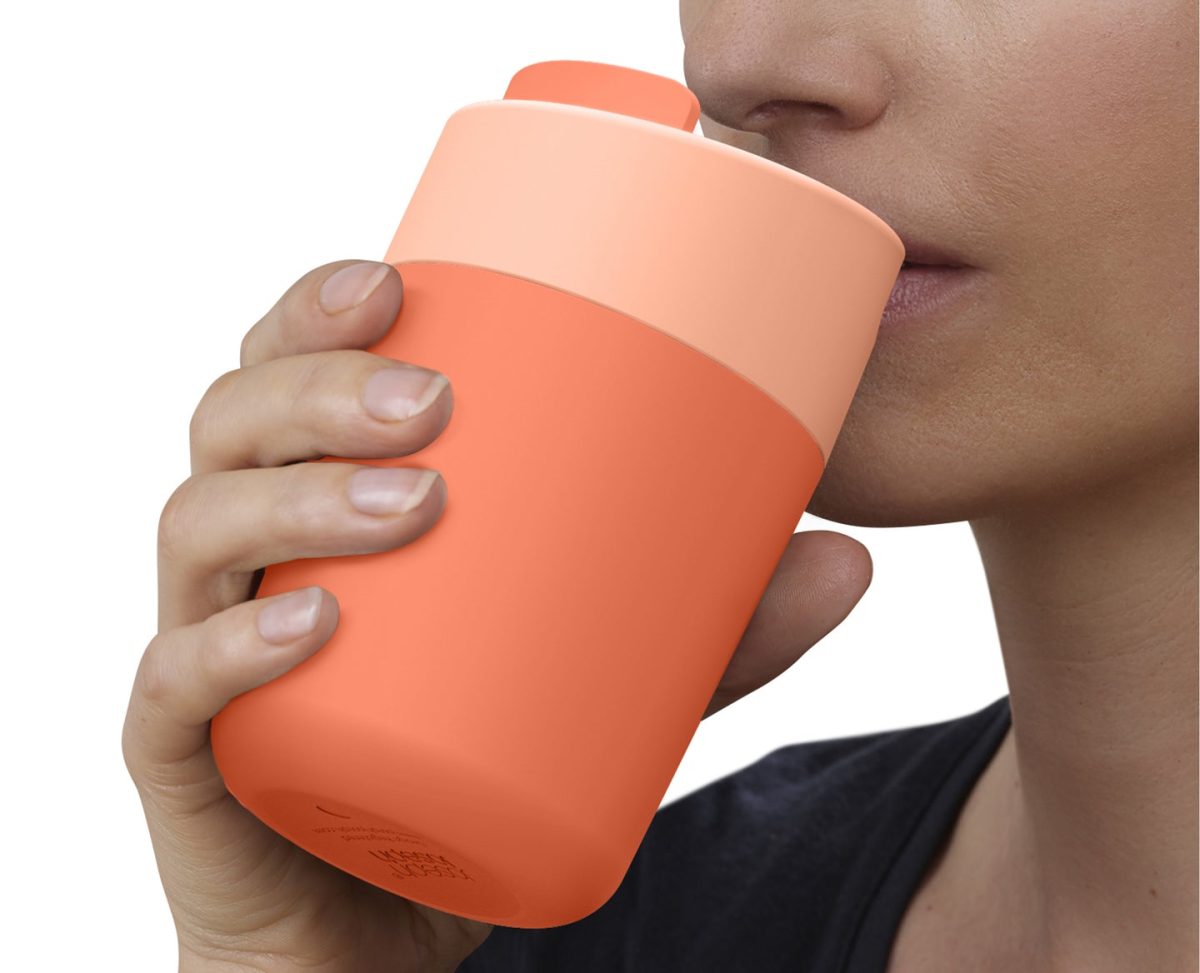 Joseph   Joseph   Sipp™   Travel   Mug   with   Hygienic   Lid   340ml   Coral