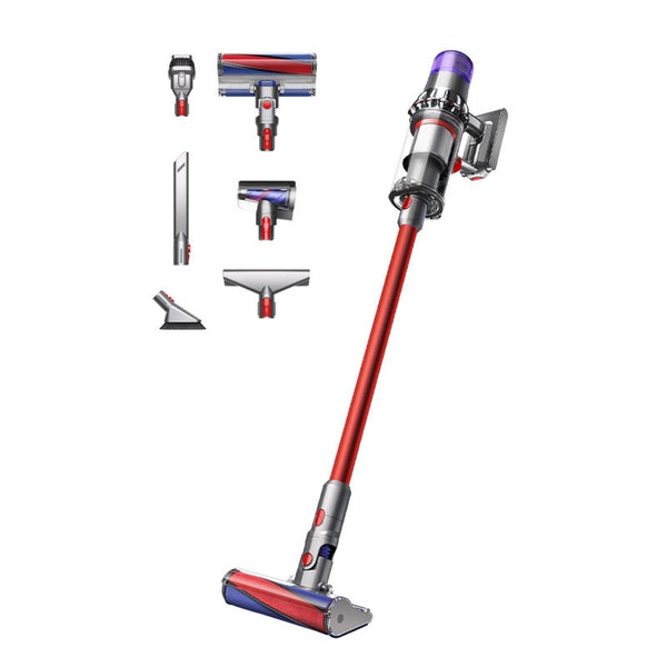 Dyson   V11   Fluffy   Cordless   Vacuum   Cleaner   (Nickel/Red)   +   Free   Dock